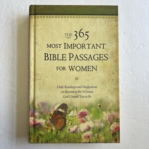 The 365 Most Important Bible Passages for Women Hardcover Book